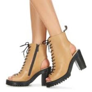 Dr. Martens Peep Toe Ankle Booties